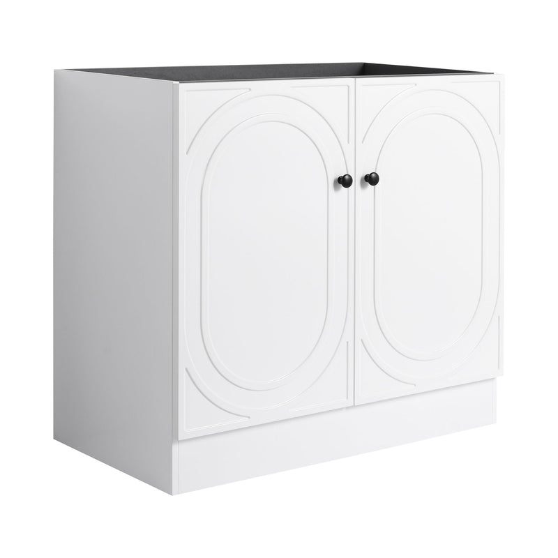 Modern Freestanding Bathroom Vanity With Soft Close Cabinet Doors