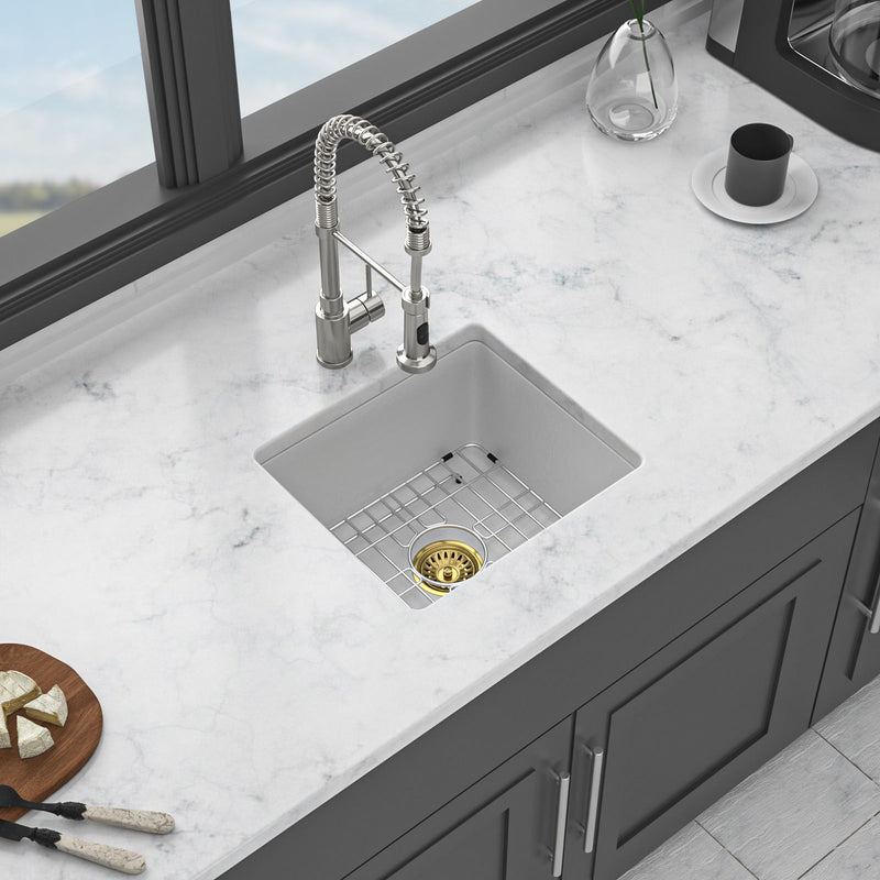 Modern Quartz Kitchen Sink Undermount Granite Composite