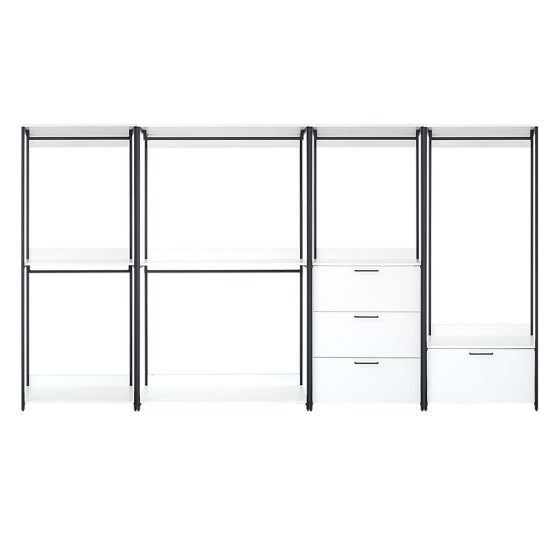 Fiona - Walk-In Closet System, Freestanding - White