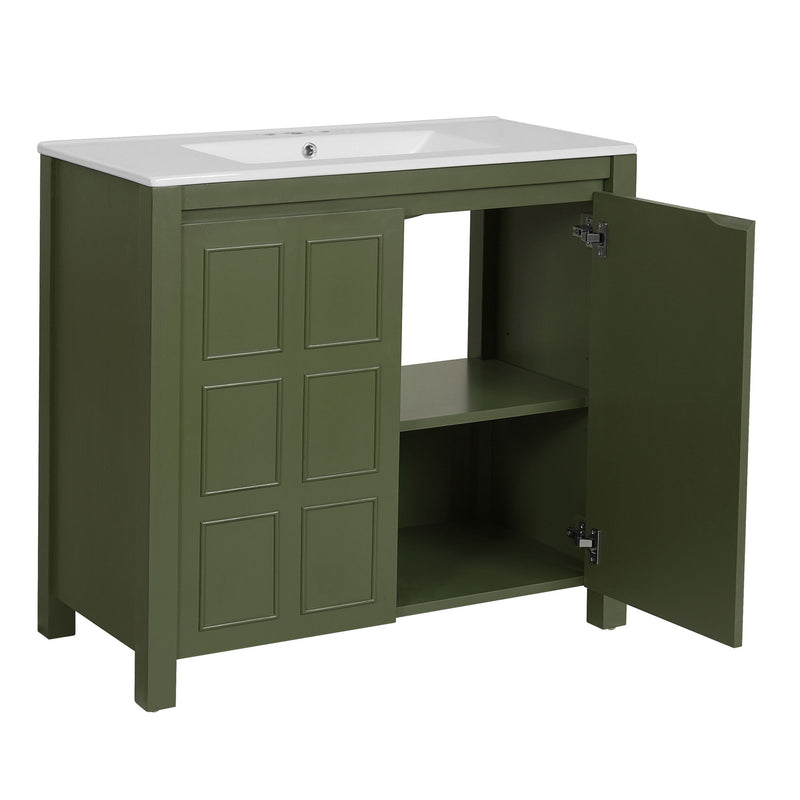 Bathroom Vanity Organizer With Sink, Combo Cabinet Set, Bathroom Storage Cabinet