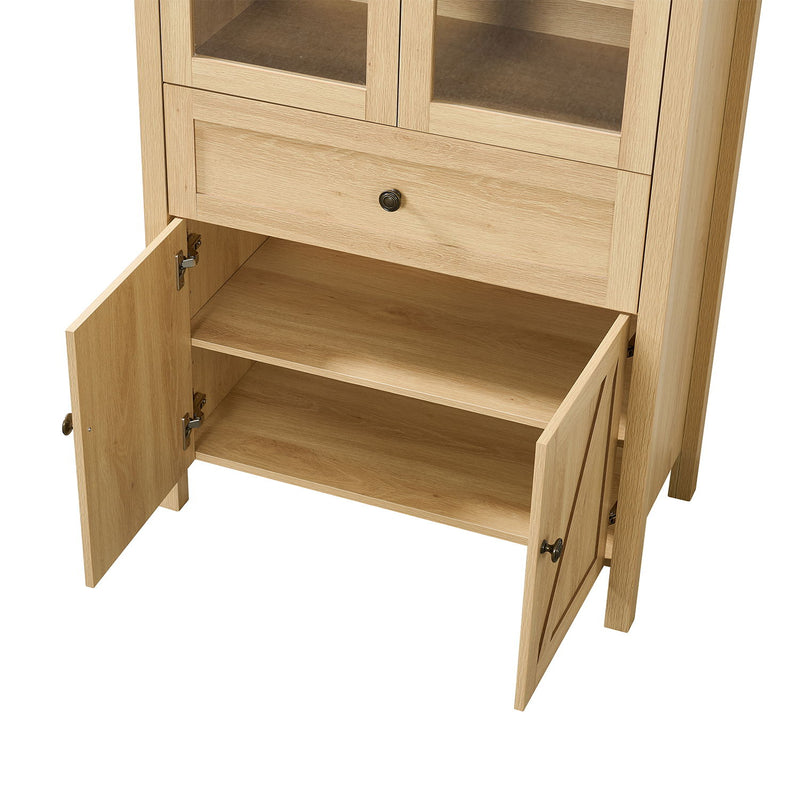Retro Dome Cabinet With Large Storage Space
