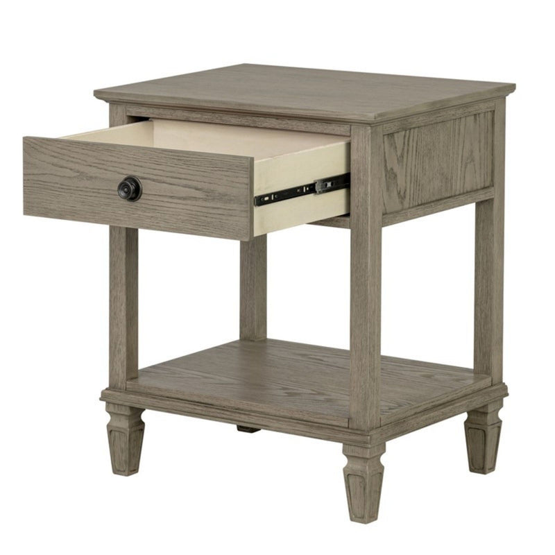 Victoria - Bedside Table With Drawer And Shelf