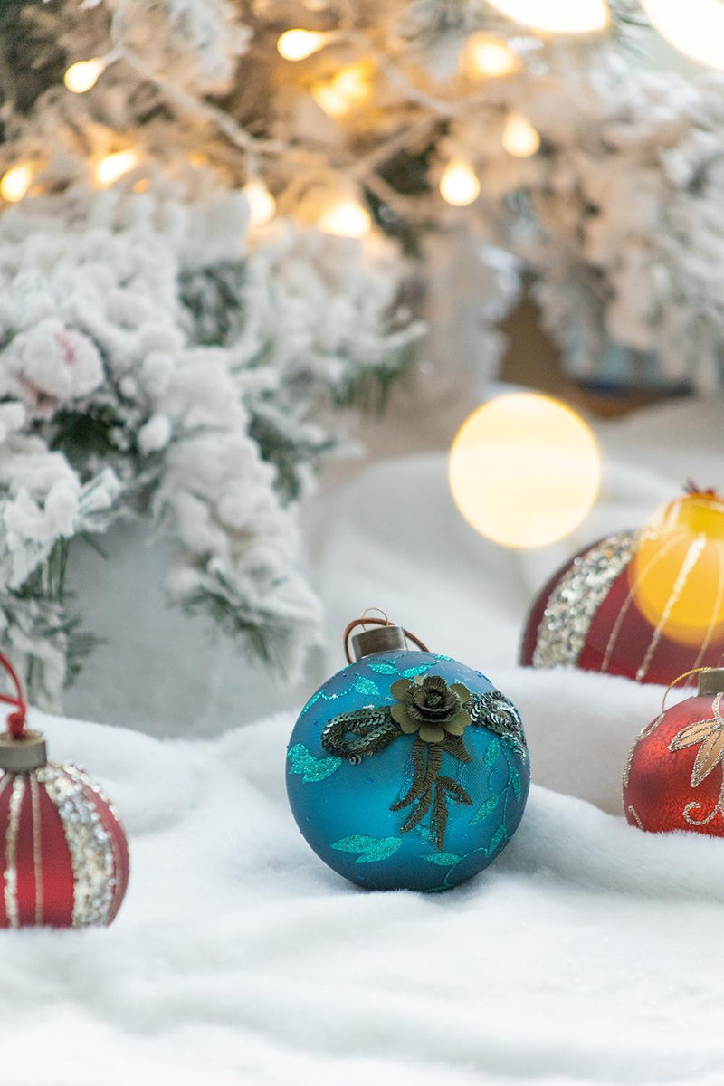 Christmas Ball Ornaments Glass Decorative Hanging Ball Christmas Tree