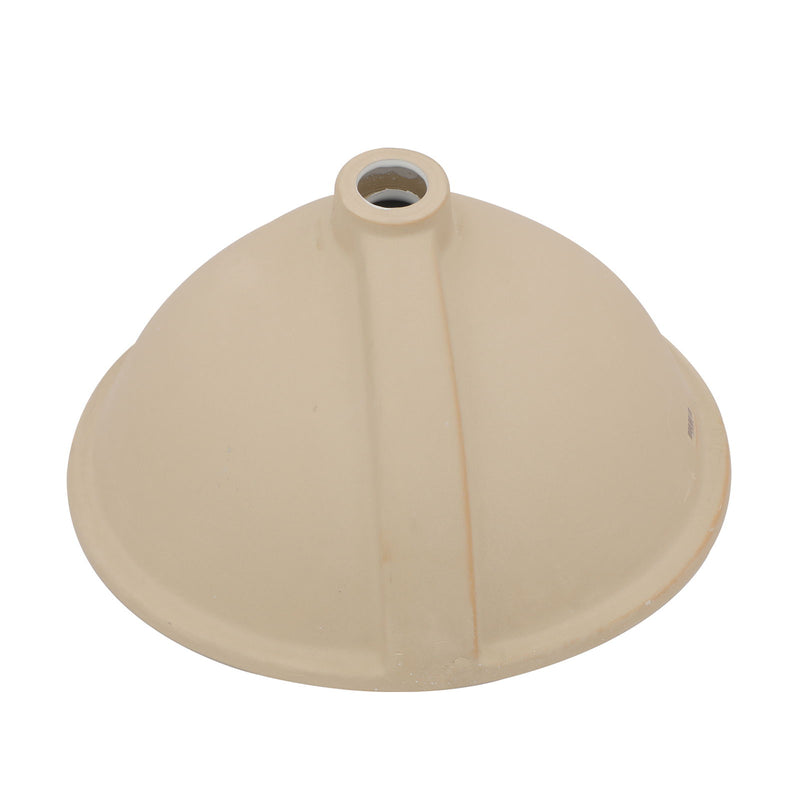 Elegant Ceramic Oval Undermount Bathroom Sink With Overflow