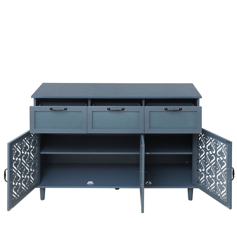 3 Door 3 Drawer Elegant Cabinet