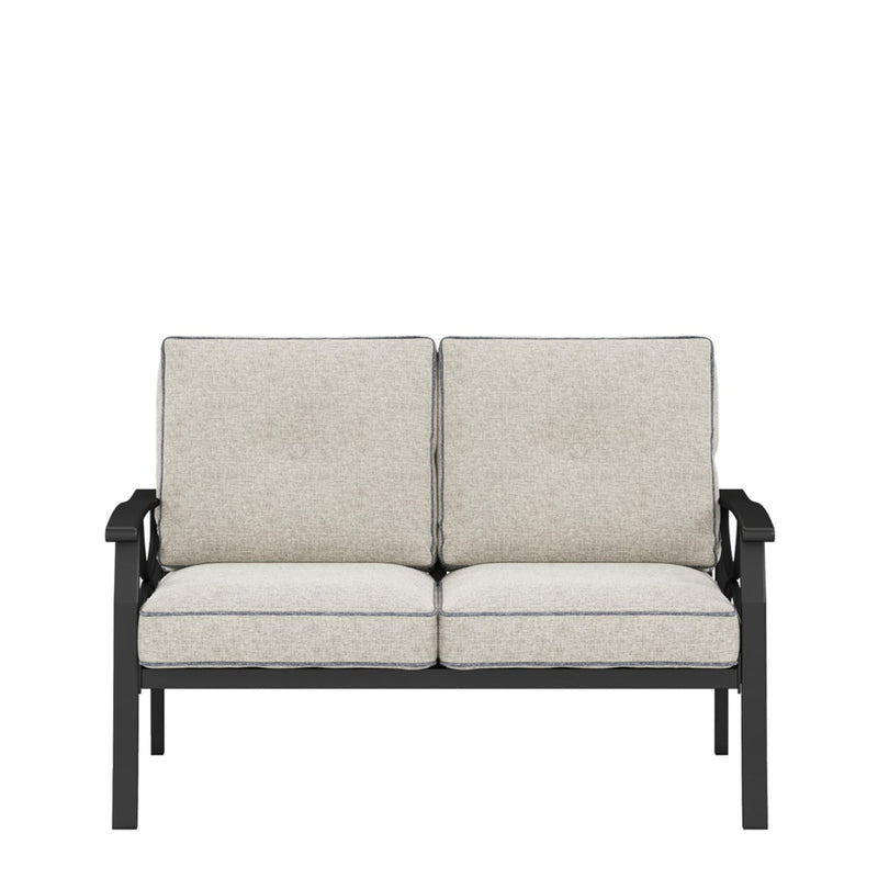 All Weather Loveseat 2 Seats Sofa With Cushions - Light Khaki / Beige