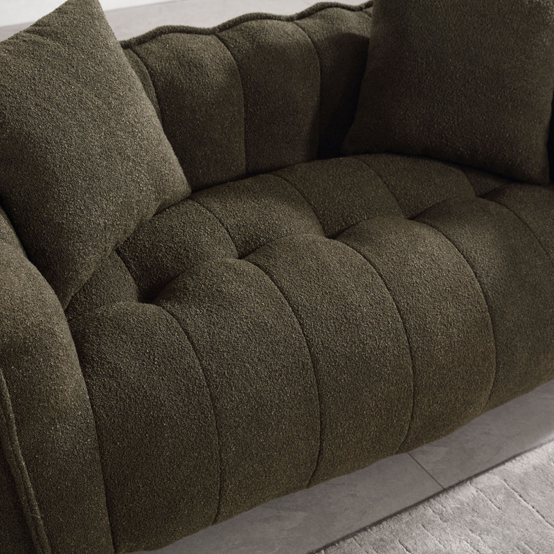 Cozy Beanbag Chair With High Resilience Foam Core For 2