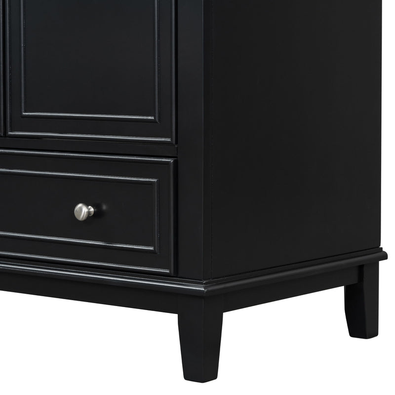 Modern Bathroom Vanity Base Only With Doors And Drawer