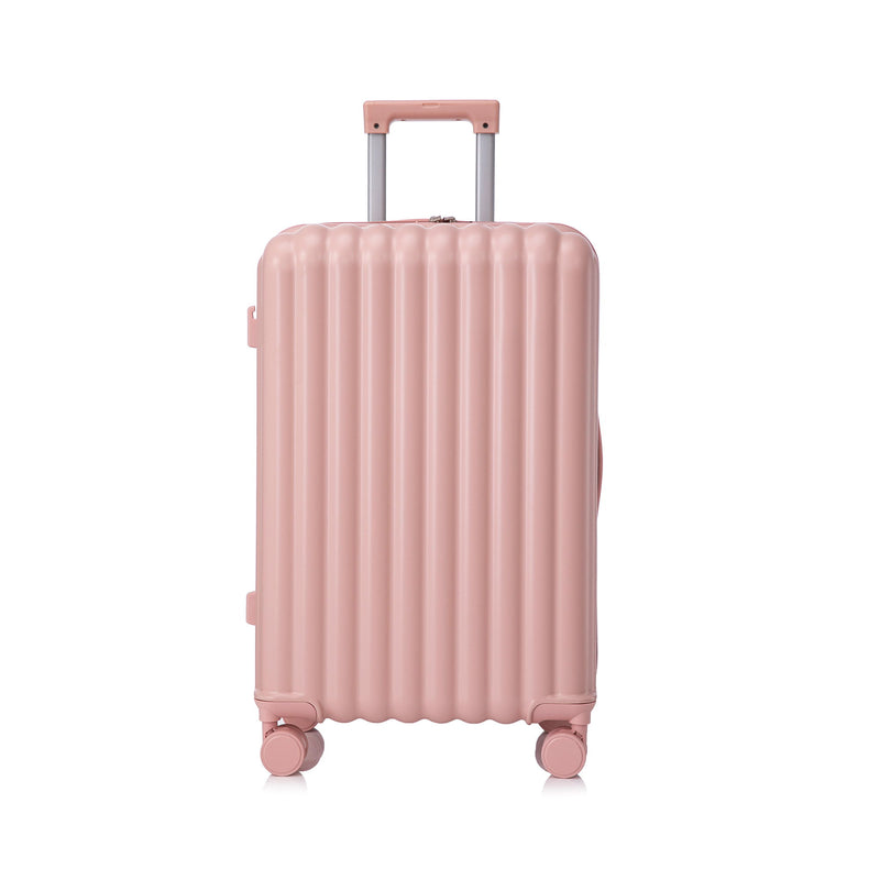 20" / 24" / 28" 3 Pieces / Set Spinner Wheel Luggage, Carry On Suitcase, With Cup Holder & USB Port & Phone Holder