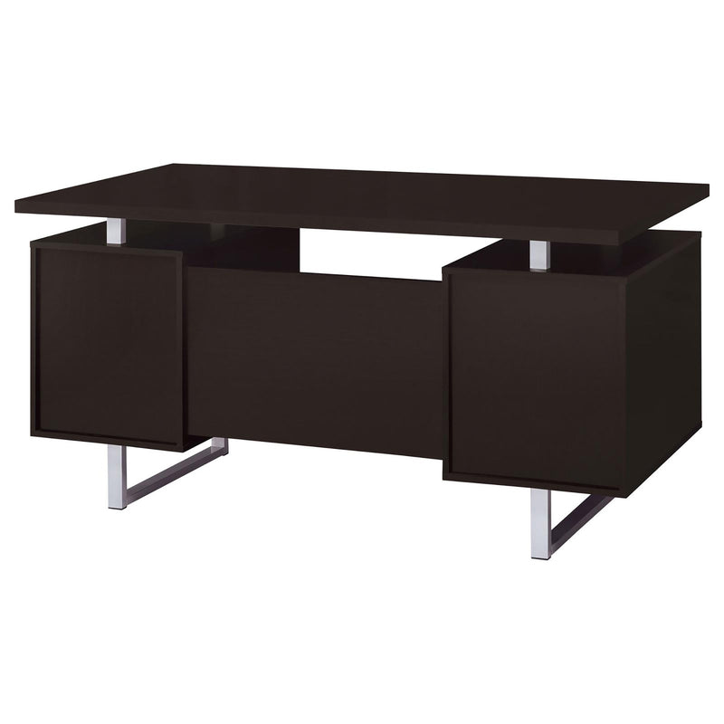 2 Drawer Floating Top Office Desk