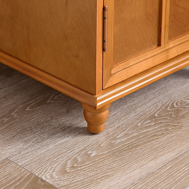 Floor Cabinet With Adjustable Shelf, Storage For Entryway