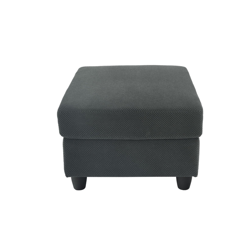 Accent Chair With Storage Ottoman, Reclining Single Chaise Lounge With Cupholders And USB, C Ports