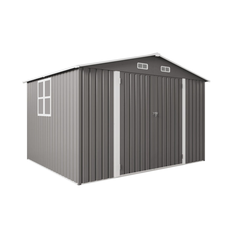Large Outdoor Storage Shed With Lockable Door, Air Vent