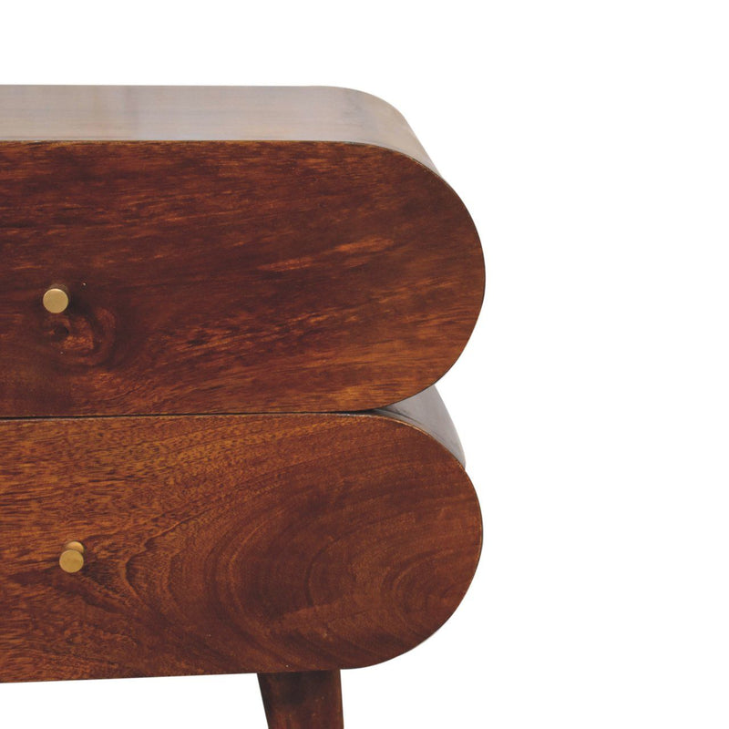 Bubble Nightstand - Brown