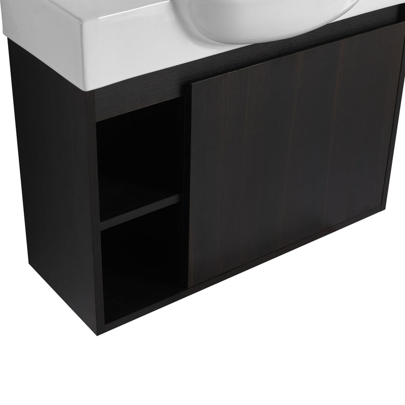 Freestanding Bathroom Vanity With Sink, Soft Close Door