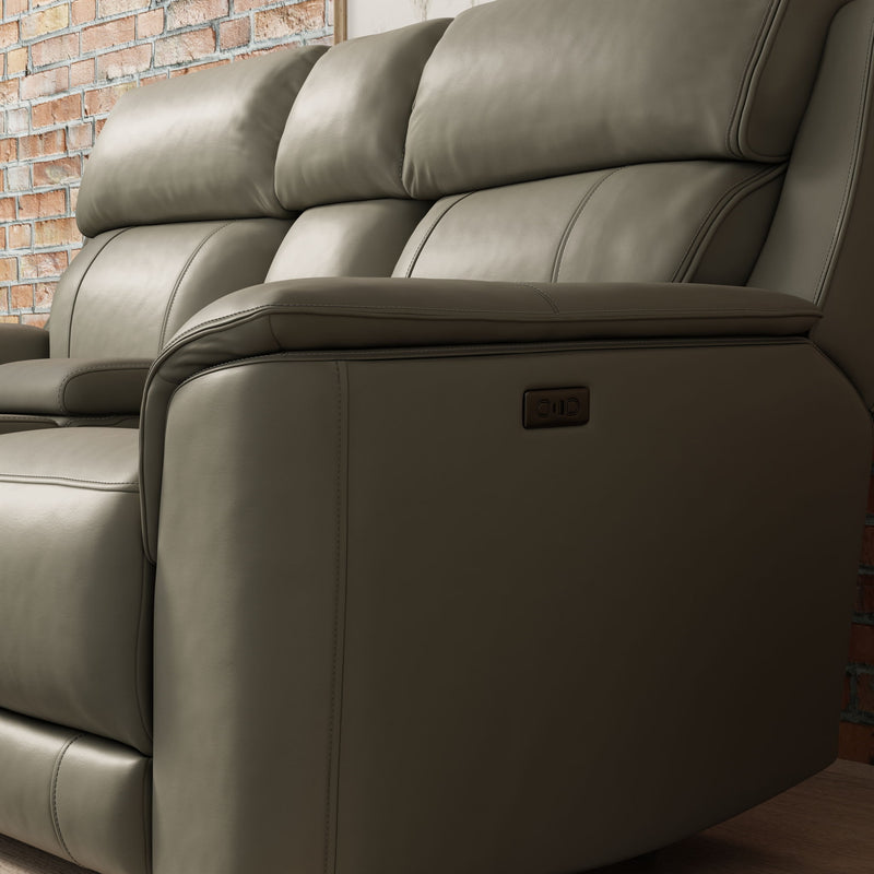 Oslo - Dual Power Reclining Loveseat With Console