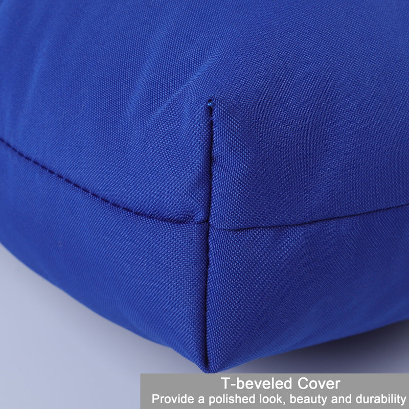 2 Piece High Back Patio Chair Cushion Set