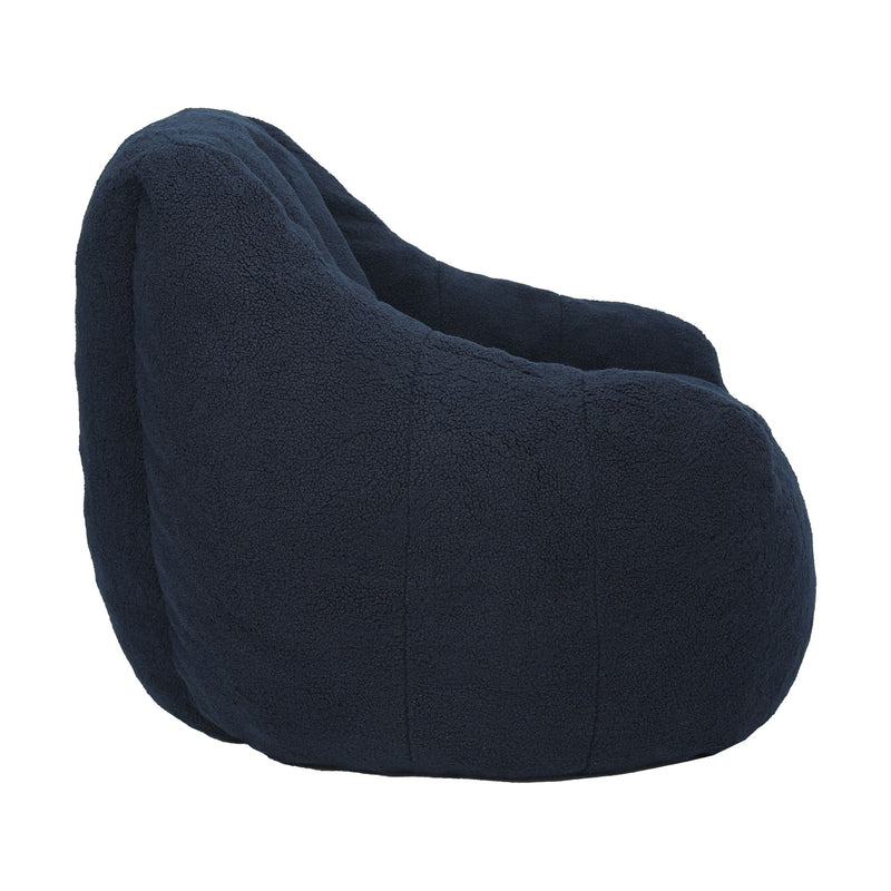 Comfy Bean Bag Chair With Memory Foam Filler, Tufted Soft