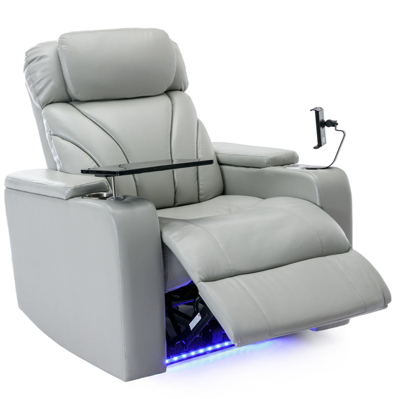 Power Motion Recliner Electric Power Recliner With USB Charging Port, Hidden Arm Storage, Convenient Cup Holder And tooth Speaker