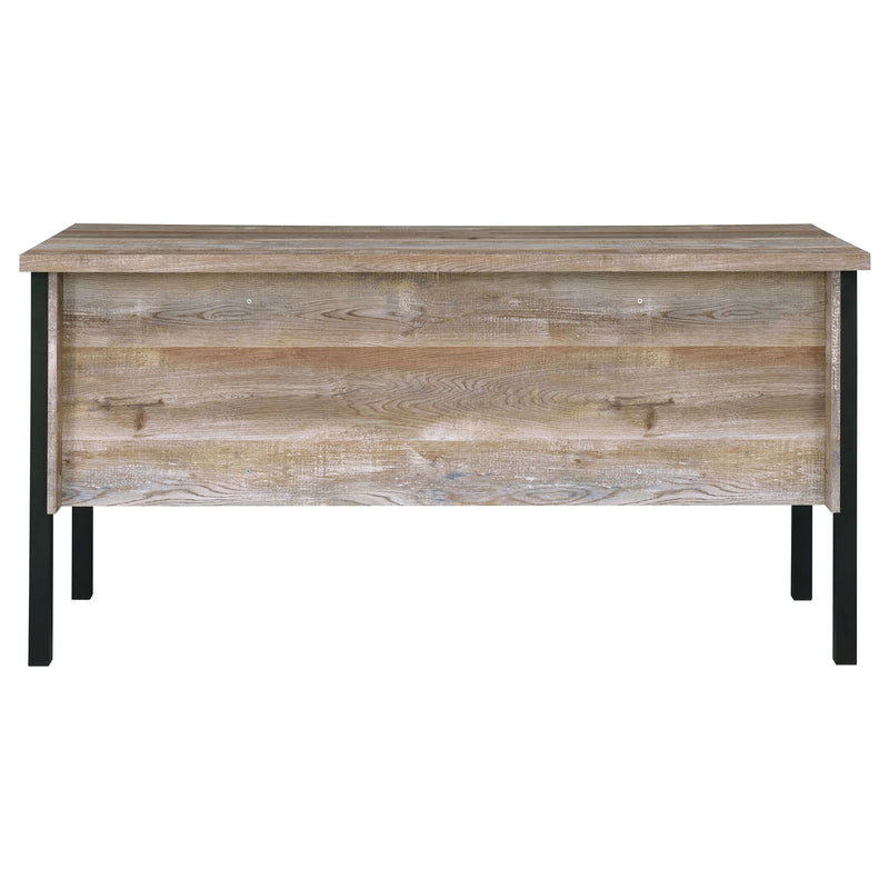 Azura - 4 Drawer Office Desk - Oak