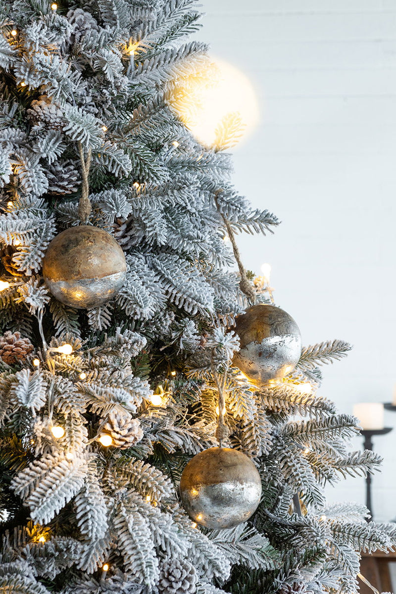 Christmas Ball Ornaments, Wood Decorative Hanging Ball Christmas Tree Ornaments For Holiday Party Decorations