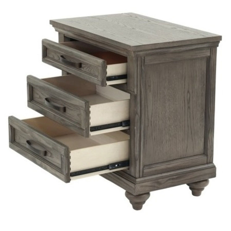 3 Piece Bedroom Set, Bed With 2 Nightstands