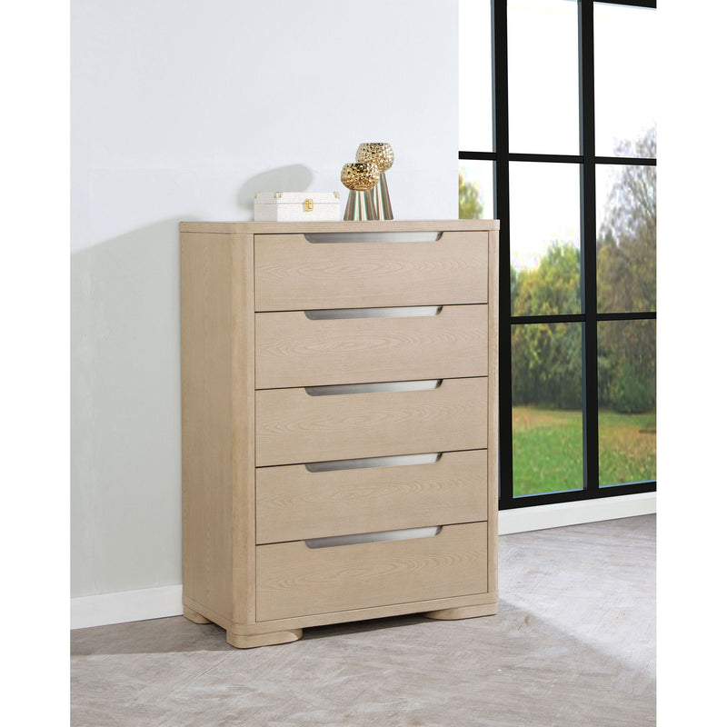Mirador - 5 Drawer Bedroom Chest - Natural