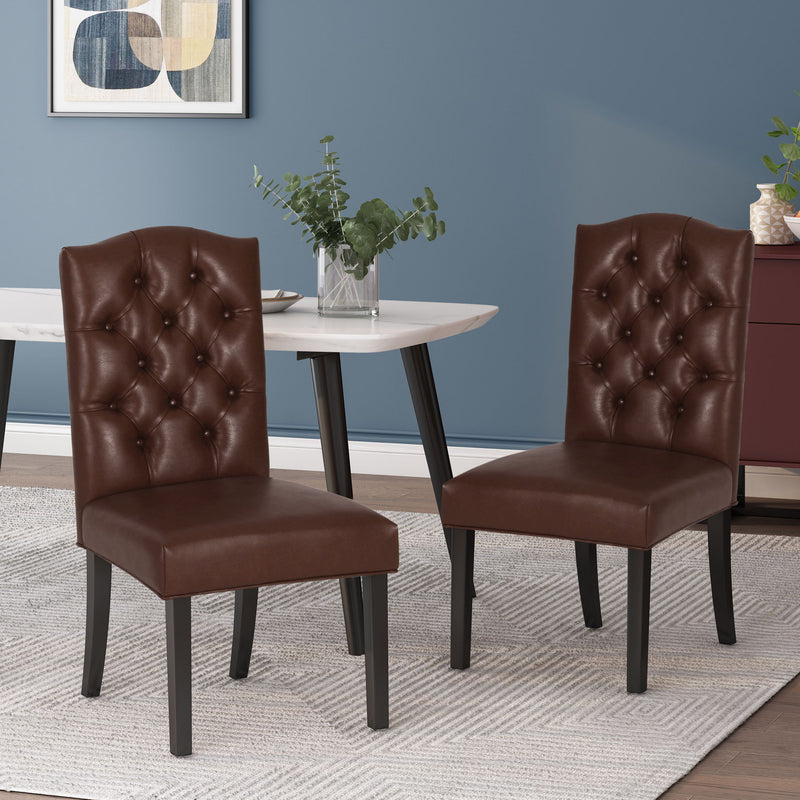 Harriet - Tufted Dining Chair With Button Tufting And Diamond Stitching