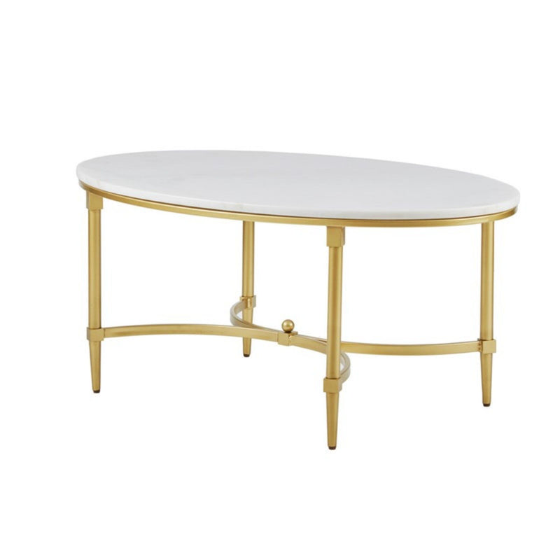 Bordeaux - Coffee Table - White / Gold