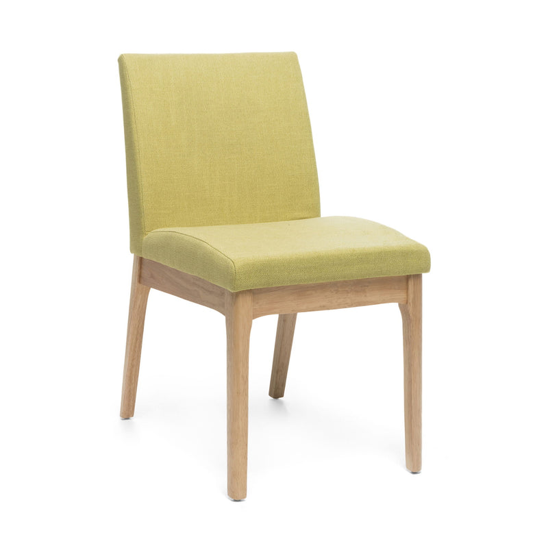 Contemporary Fabric Comfort Dining Chairs (Set of 2)