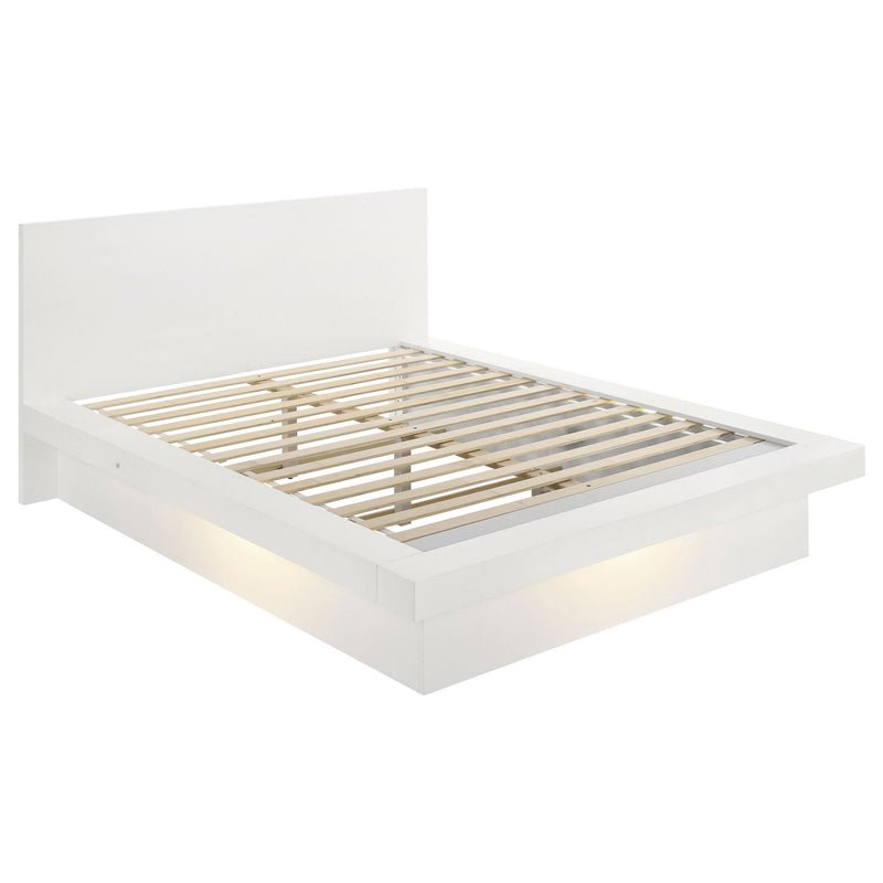 Tokyo - LED Panel Bed With Structured Headboard