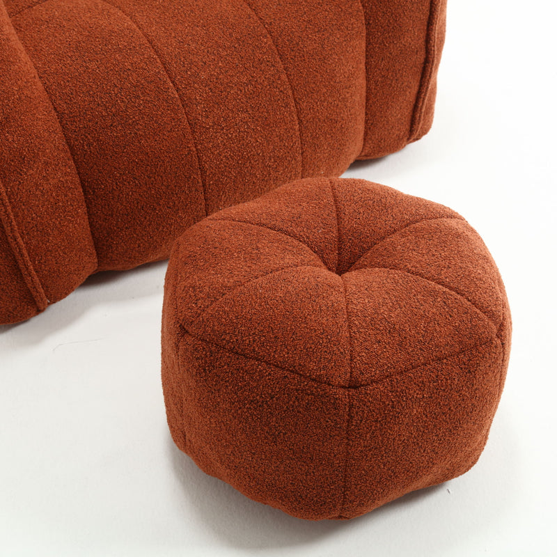 Soft Bean Bag Chair With High Resilient Foam