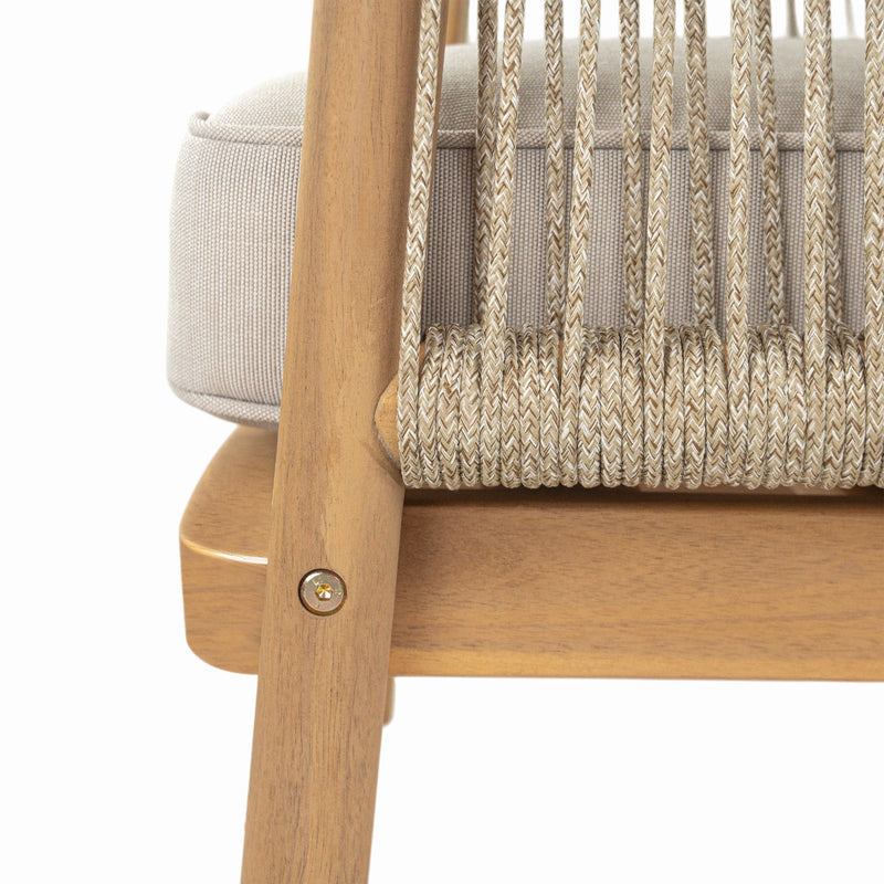 Sumbawa - Outdoor Club Chair - Teak / Beige