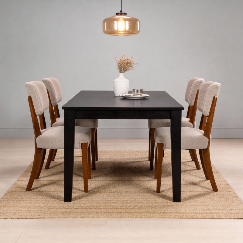 Contemporary Armless Dining Chairs (Set of 2)