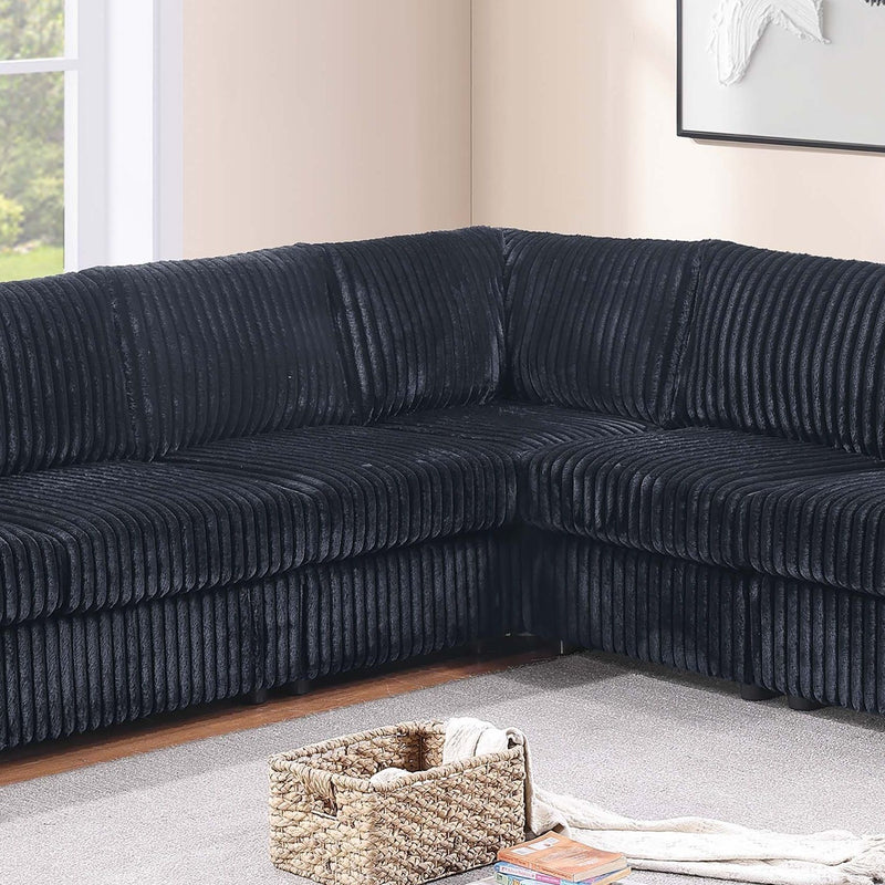 L-Shaped Sectional Set For Living Room