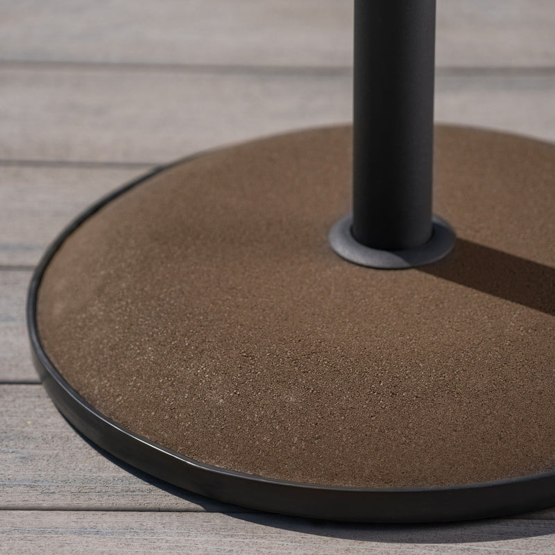 Holder Round Umbrella Base 33 Lbs Concrete - Brown