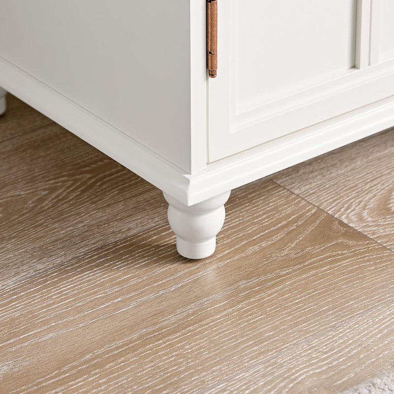 Floor Cabinet With Adjustable Shelf, Storage For Entryway