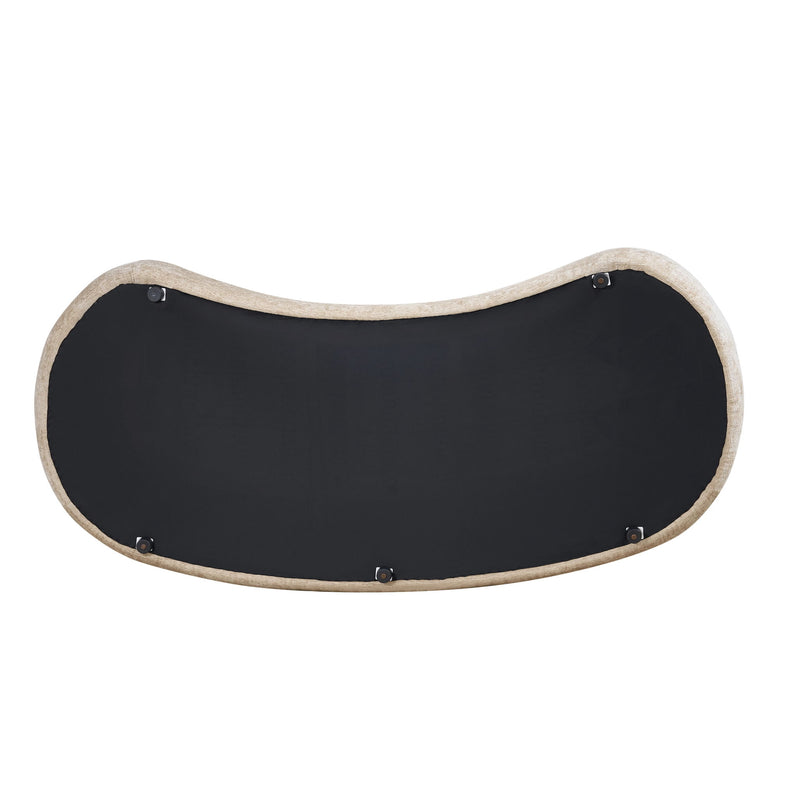 Curved 3 Seater Sofa, Long Living Room Couch