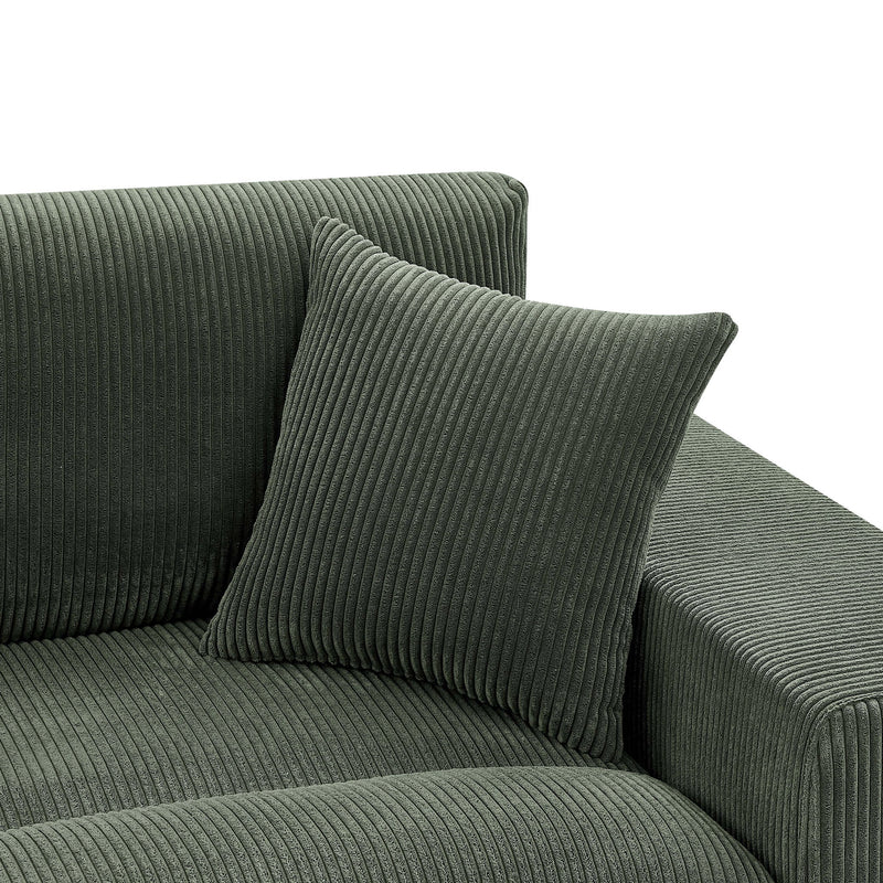 Upholstered Symmetrical Modular Sectional With 6 Seating