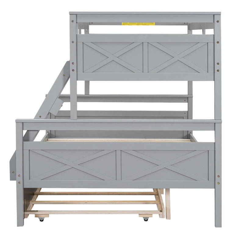 Bunk Bed & Ladder And Safety Guardrail