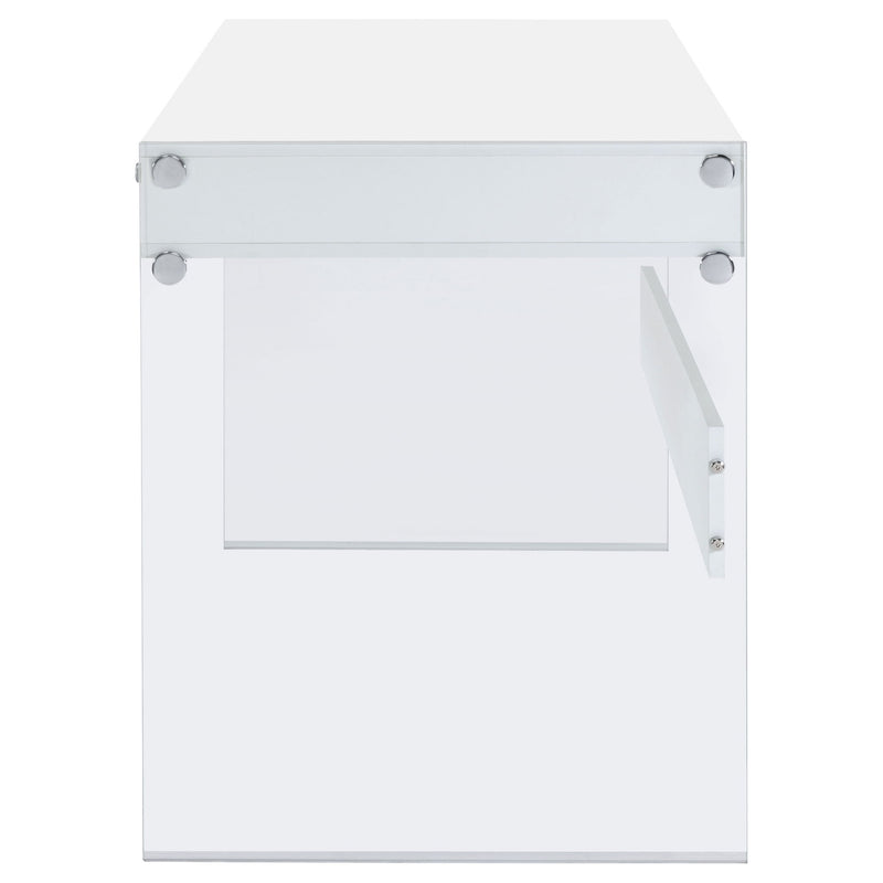 Barretta - 2 Drawer Writing Desk - Gloss White
