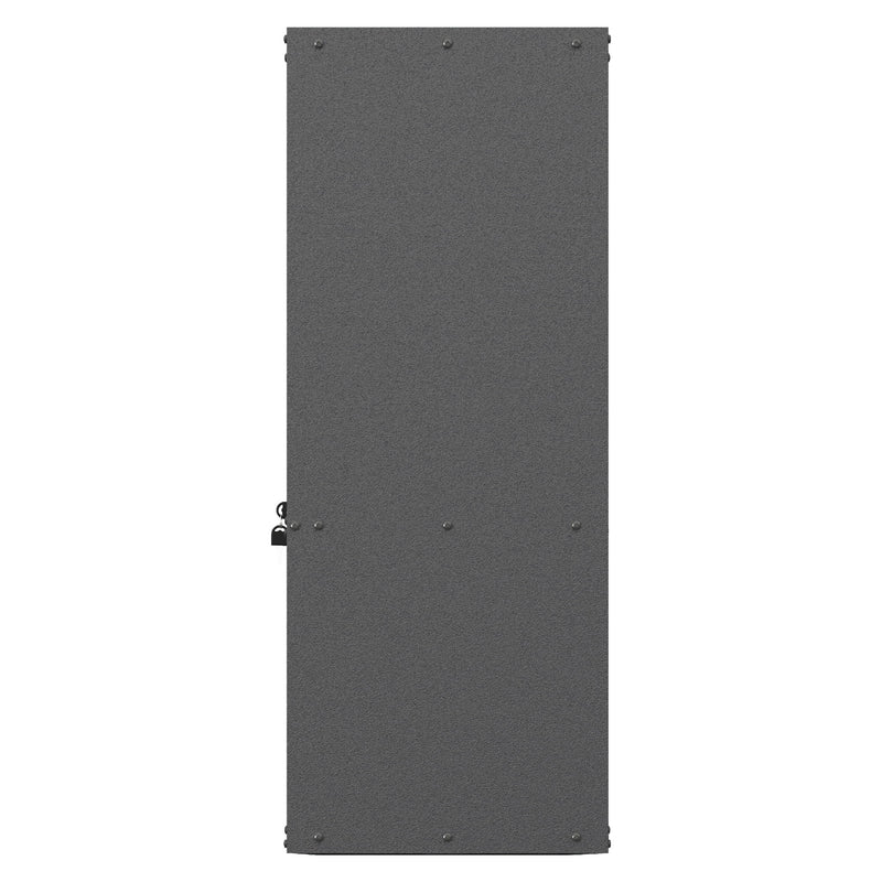 Metal Wall Mounted Tool Storage Cabinet With Locking Door, 1 Shelf & 1 Drawer