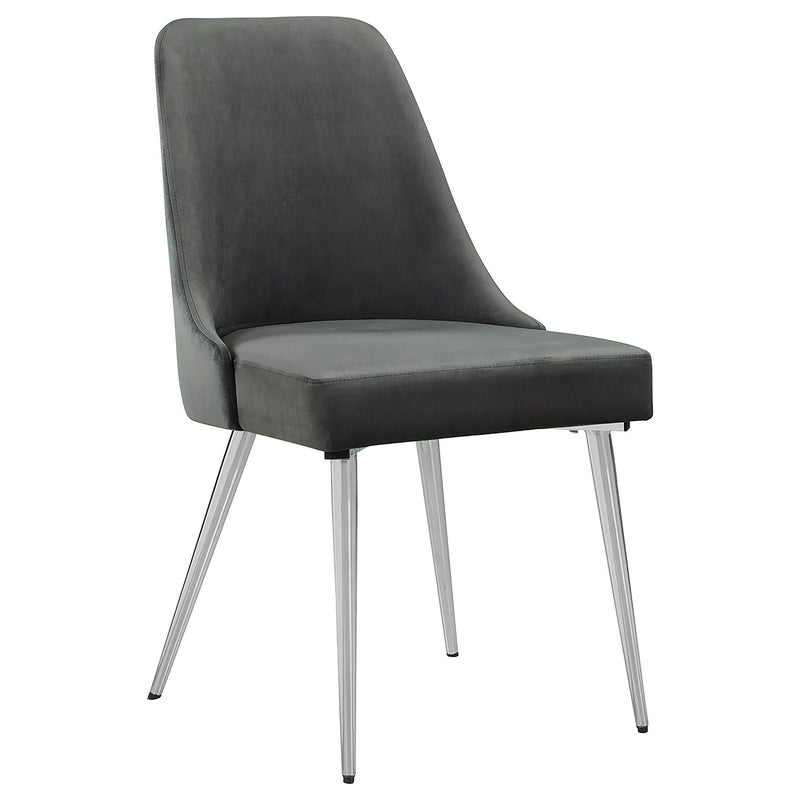 Side Chairs Upholstered With Tapered Legs (Set of 2)