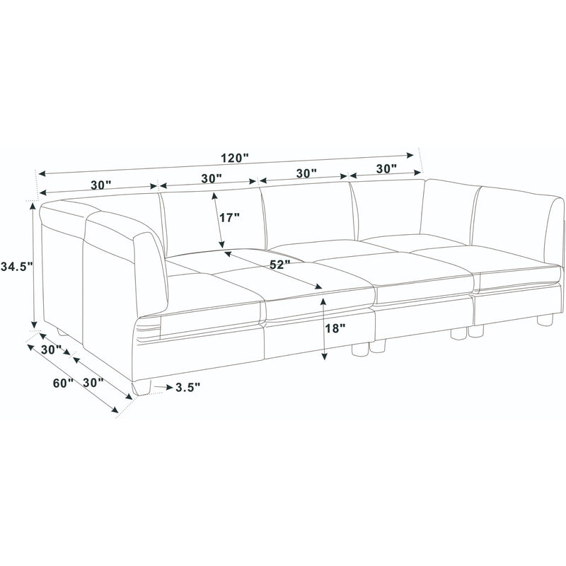 Upholstered Modular Sectional
