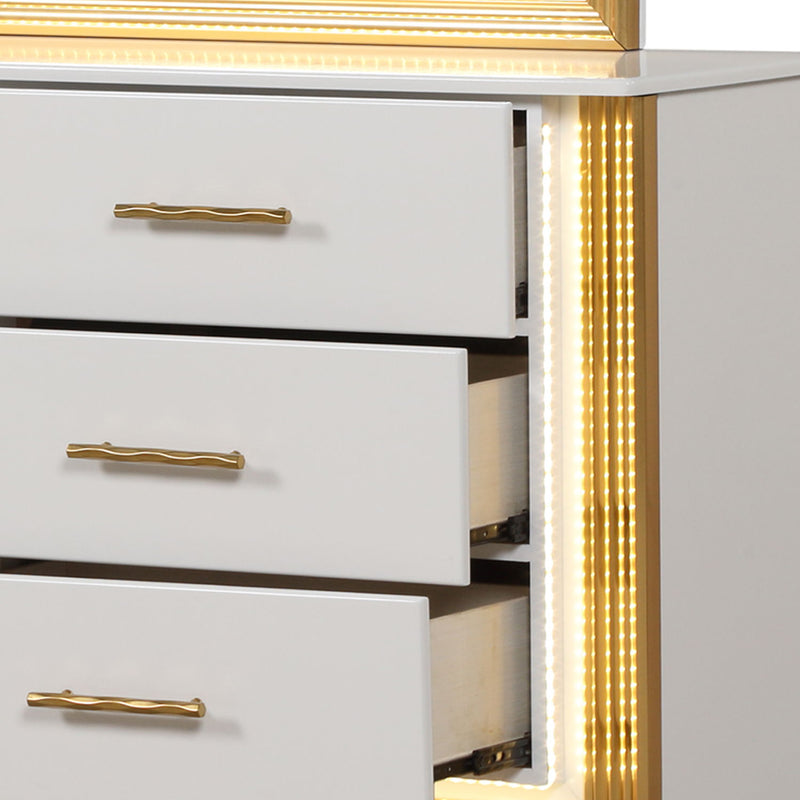 Obsession - 6 Drawer Dresser - White