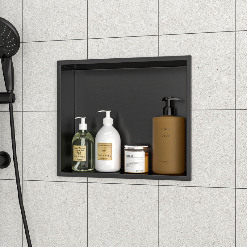 Stainless Steel Shower Niche With Seamless Design For Bathroom Storage