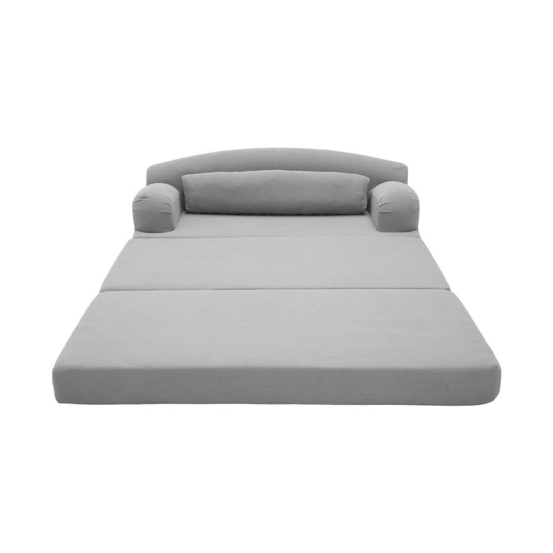 2 Seater Sofa Bed, Compact Foldable Floor Couch