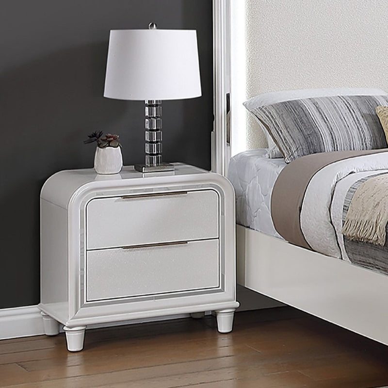 Bedroom Sets With LED Lights And Panel Headboard