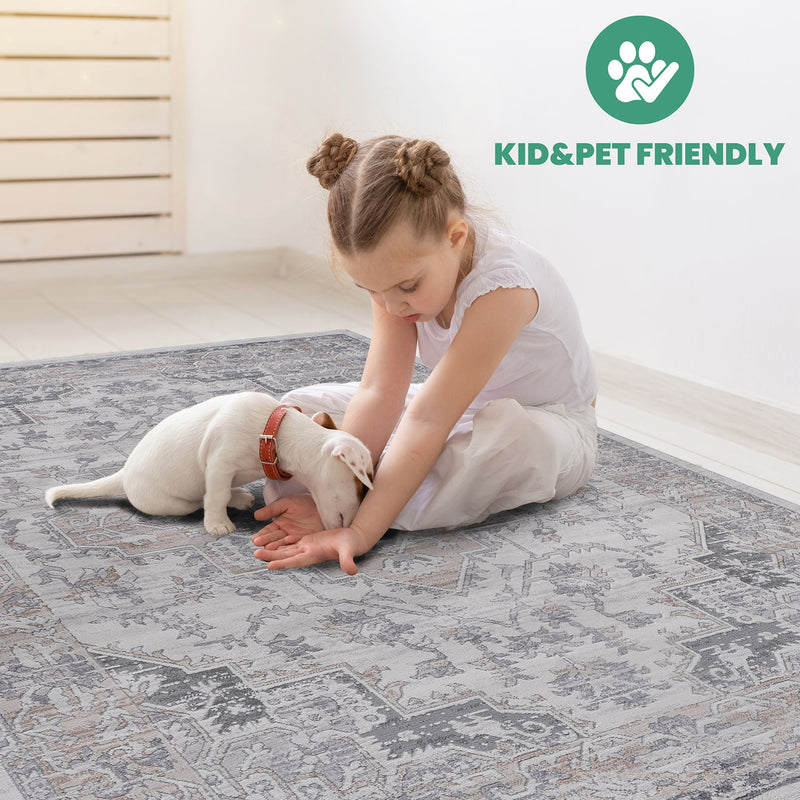 Marfi - 8' X 10' Oriental Area Rug - Ivory