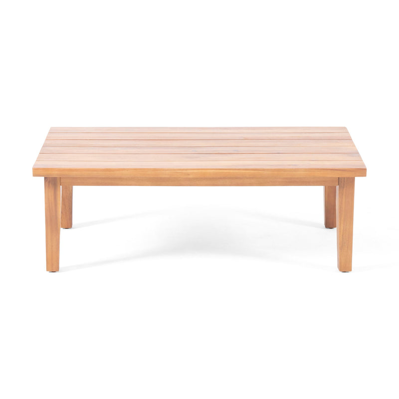 Isla - Transitional Chat Set With Water Resistant Cushions - Teak